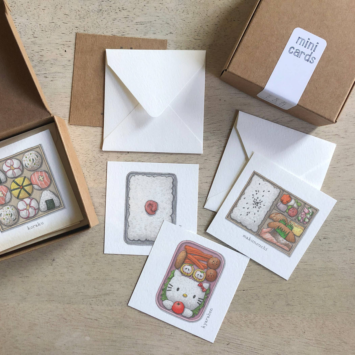 Yeesan Loh - Bento Boxes Mini Cards Set