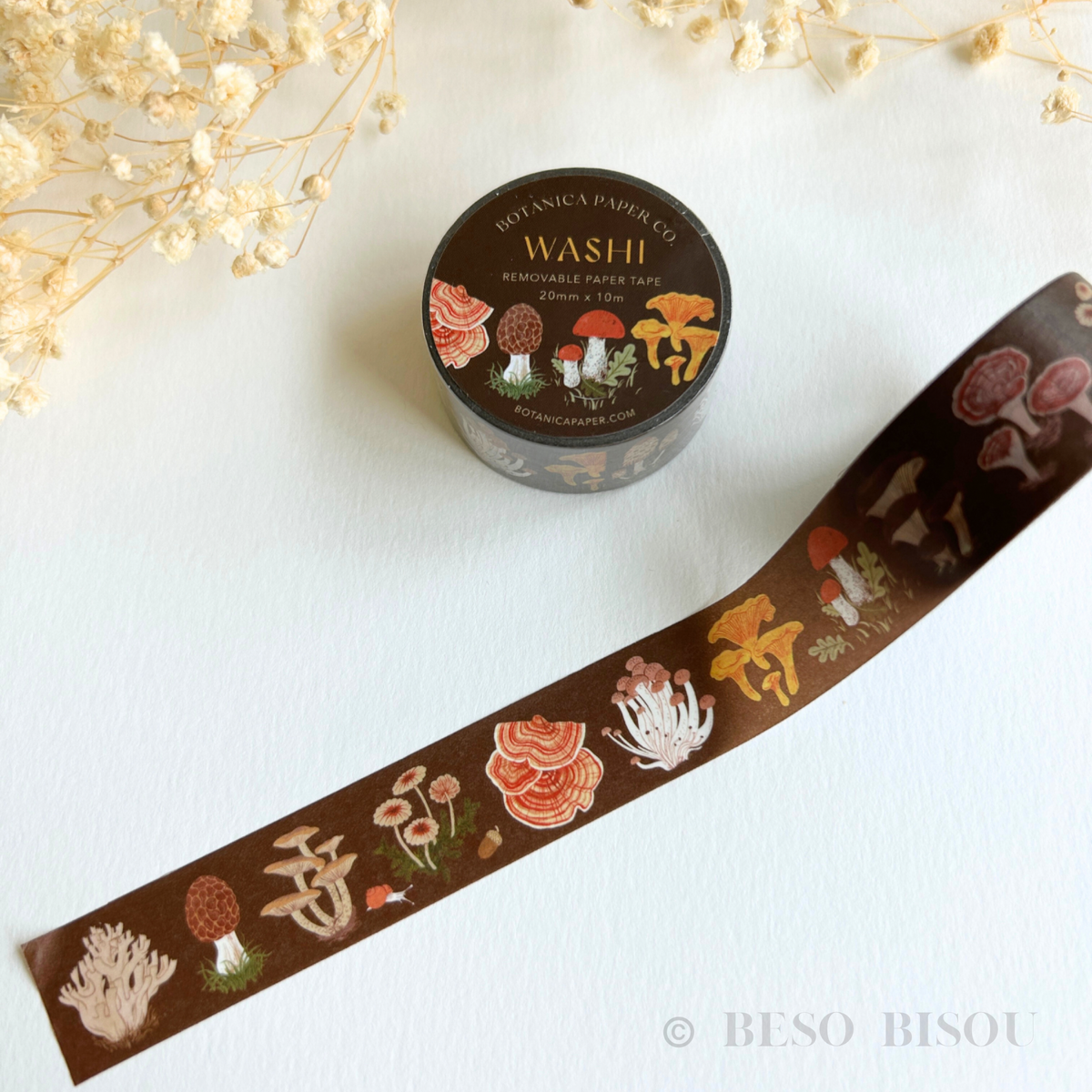 Botanica Paper Co. - Mushrooms Washi Tape