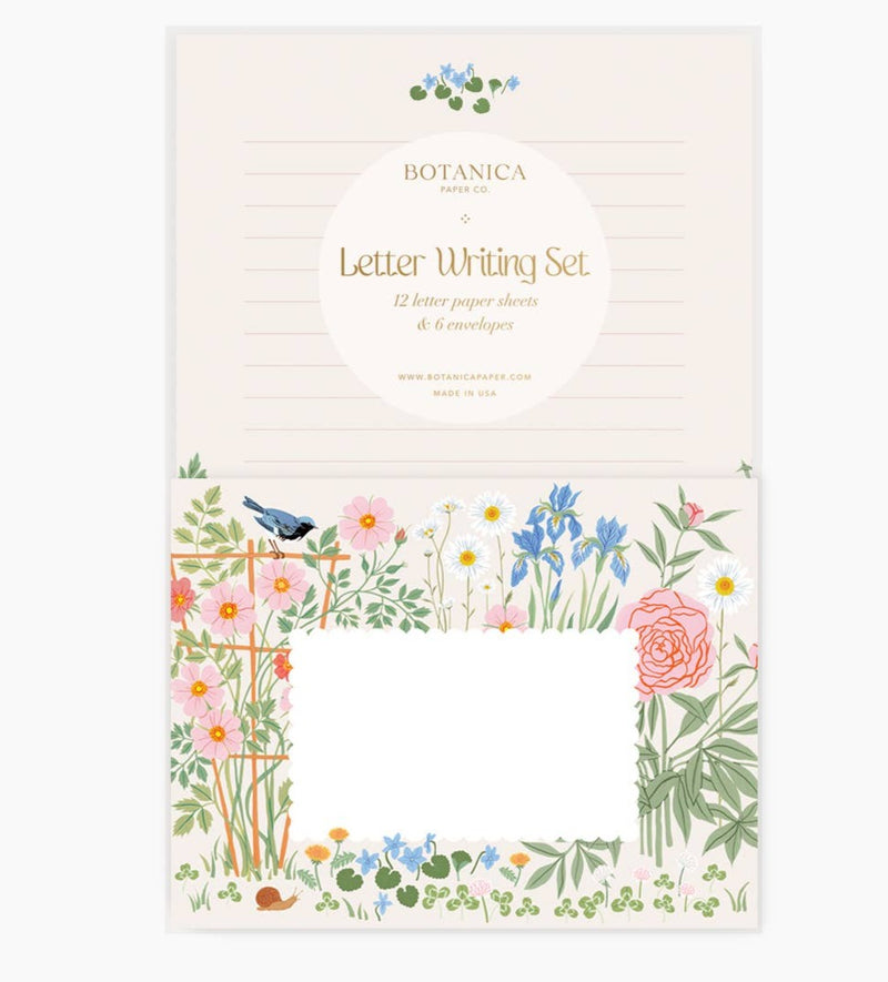 Botanica Paper Co. - "Garden" Letter Writing Set