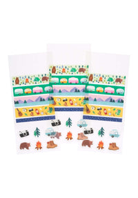 Girl of All Work - Summer Camping Washi Stickers