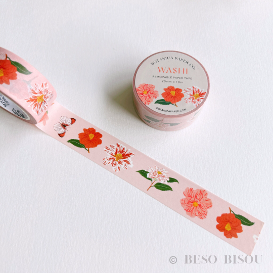 Botanica Paper Co. - Camellia Washi Tape