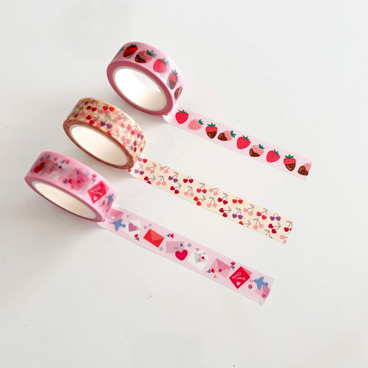 Girl of All Work - Chocolate Covered Strawberries Washi Tape