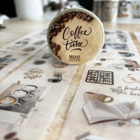 Miso Paper - "Coffee Time" Kiss Cut PET Tape