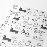 Midori Removable Dog Planner Stickers