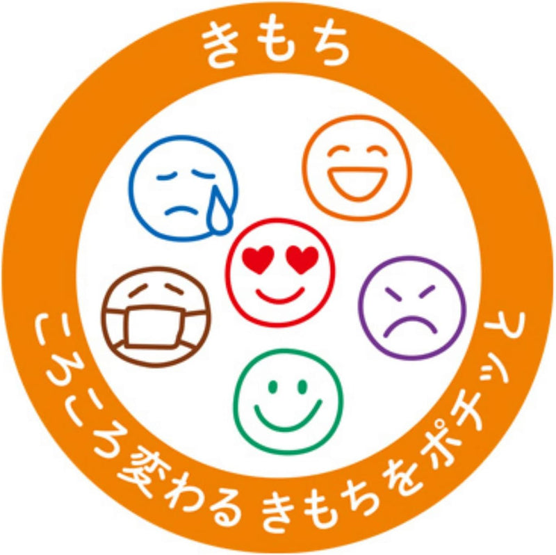 Kodomo No Kao - Pochitto6 Push Button Stamp (Emoji Moods)