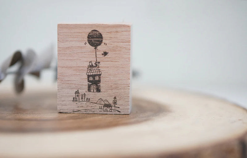 Black Milk Project - "Floating House" Rubber Stamp