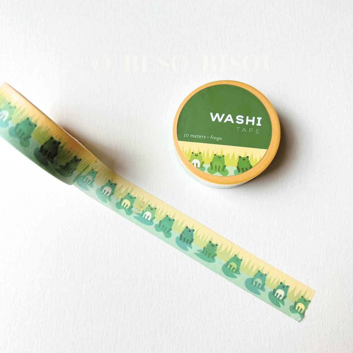 Girl of All Work - Frog Party Washi Tape