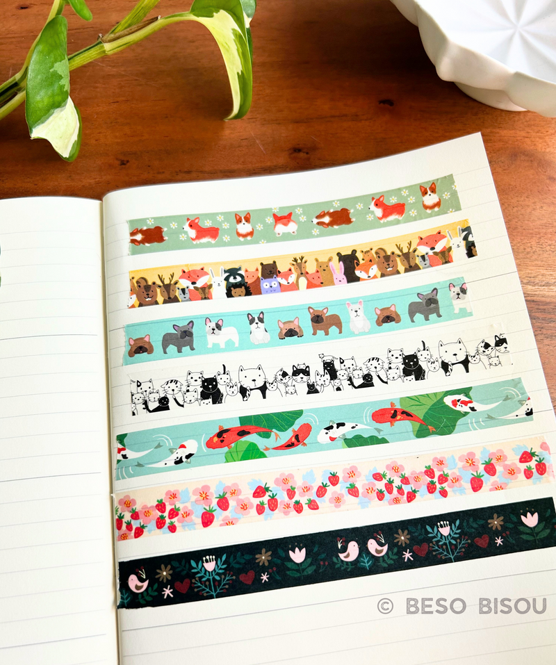 Girl of All Work - Cat Doodles Washi Tape