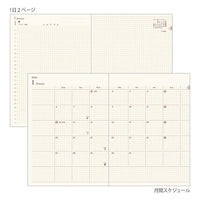 Midori MD Hibino 2025 Diary | 2-Page-Per-Day