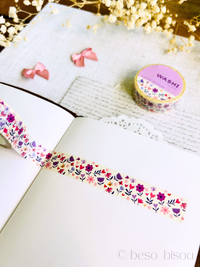 Girl of All Work - Love Blooms Washi Tape