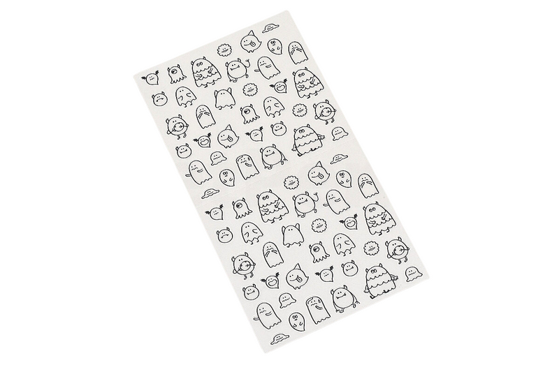 Midori Removable Monsters Planner Stickers