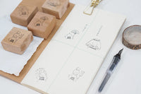 Black Milk Project - "Oni Gingko" Rubber Stamp