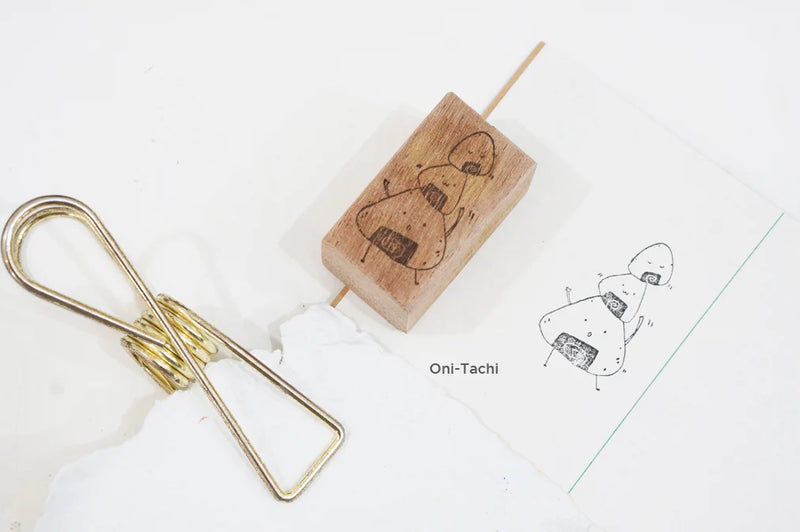 Black Milk Project - "Oni Tachi" Onigiri Stack Rubber Stamp