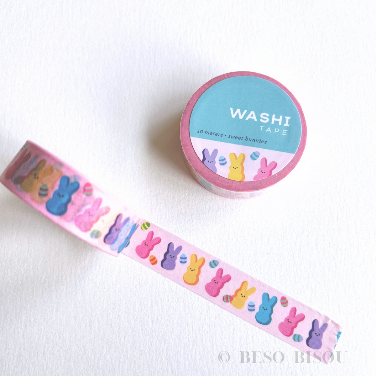 Girl of All Work - Sweet Marshmallow Bunnies Washi Tape