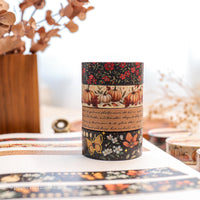 Paper Monogatari - Pumpkin Spice Gold-Foiled Vintage Washi Tape