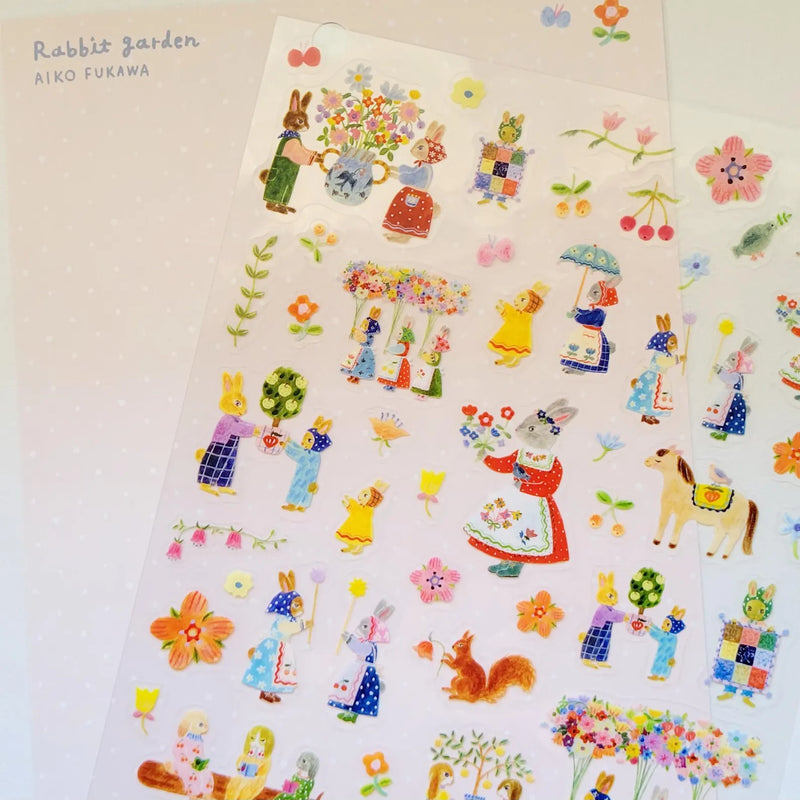 Cozyca - Aiko Fukawa "Rabbit Garden" Stickers