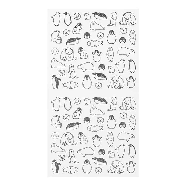 Midori Removable Sea Creatures Planner Stickers