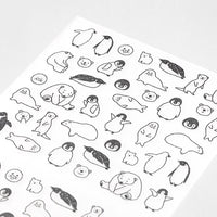 Midori Removable Sea Creatures Planner Stickers