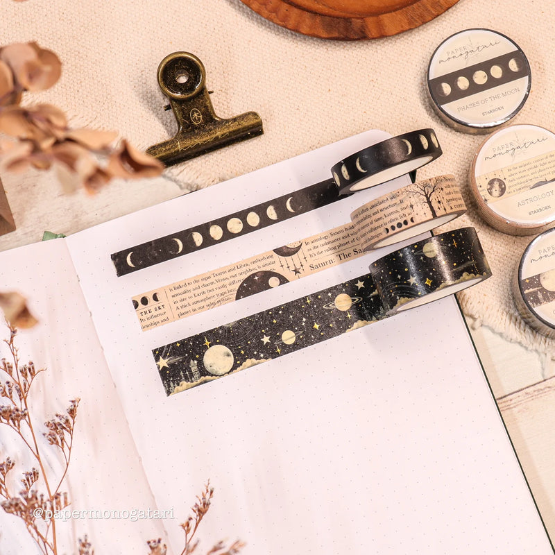 Paper Monogatari - "City in the Stars" Gold-Foiled Washi Tape