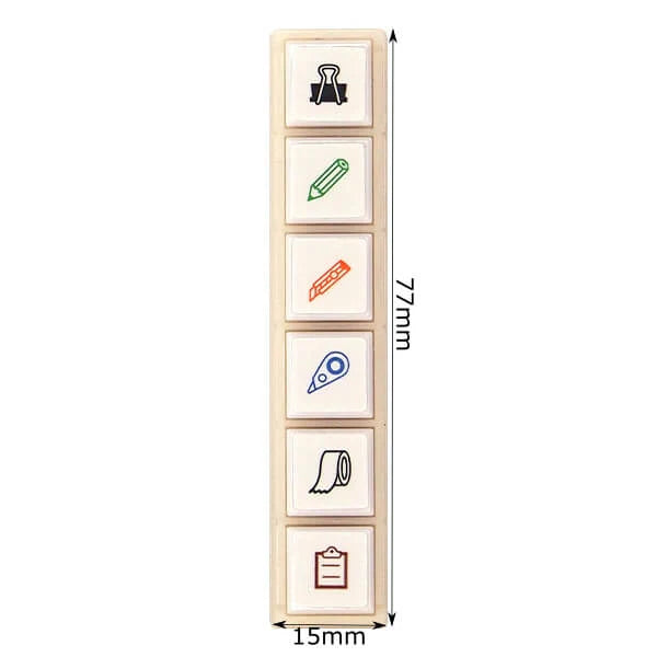 Kodomo No Kao - Pochitto6 Push Button Stamp (Stationery)