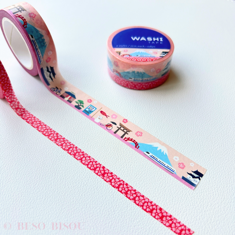 Girl of All Work - Tokyo Sights Washi Set of 2