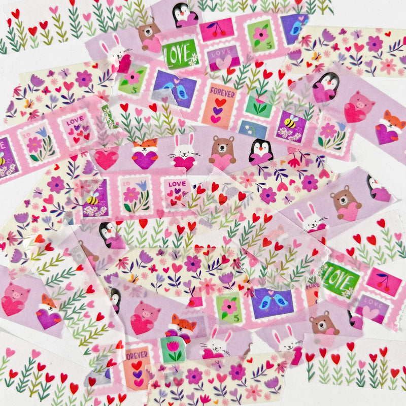 Girl of All Work - Field of Hearts Washi Tape