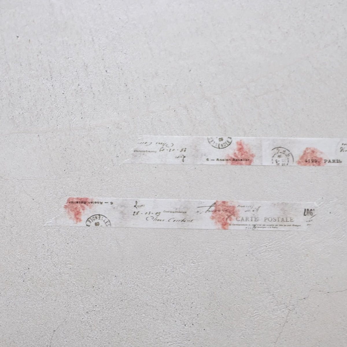 Yohaku -  Pink Vintage Postcard Washi Tape (Y-026)