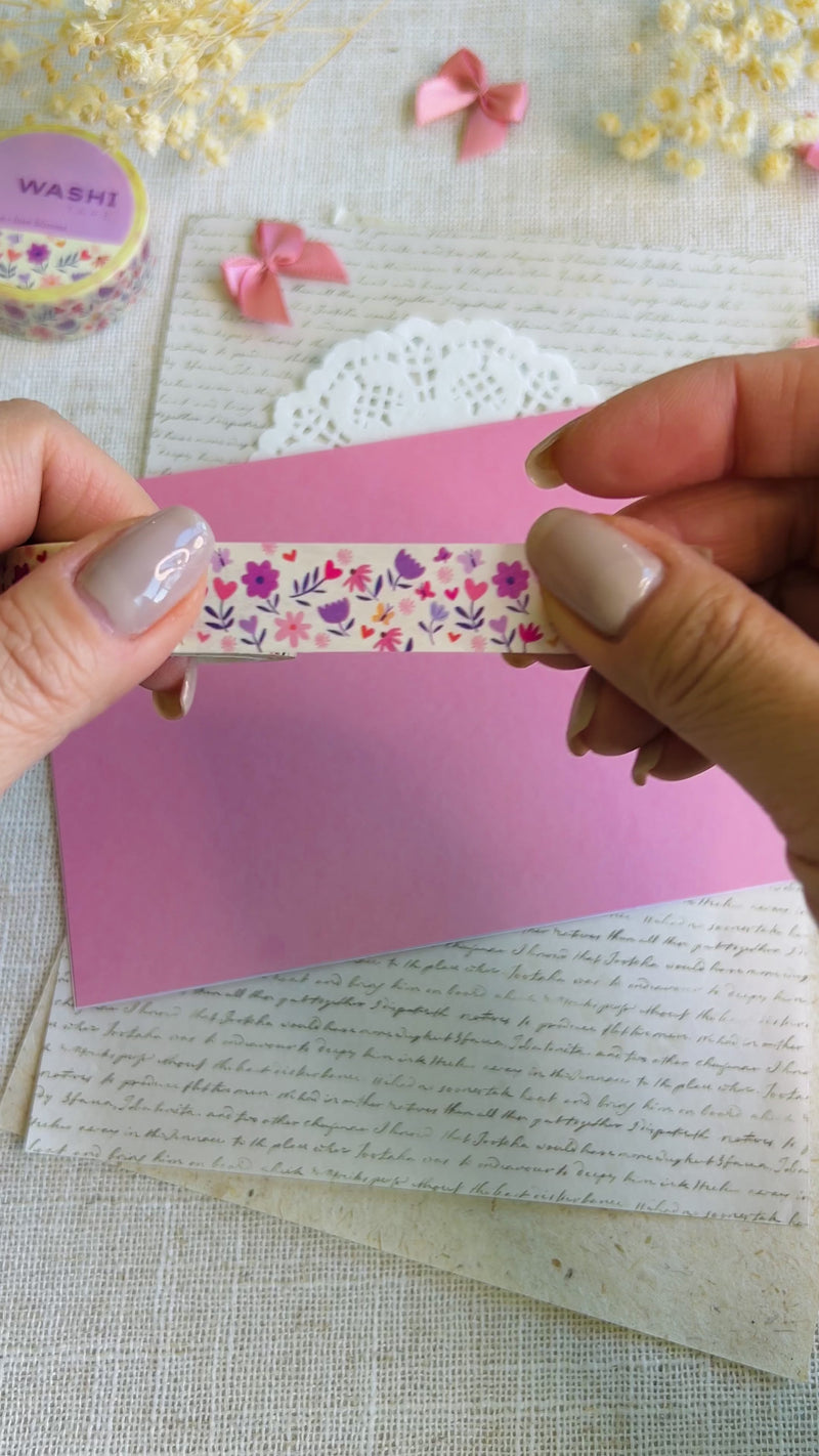 Girl of All Work - Love Blooms Washi Tape