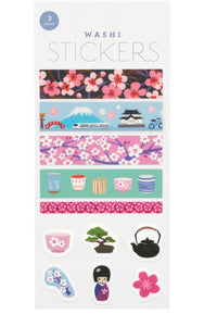 Tokyo Japan Washi Stickers