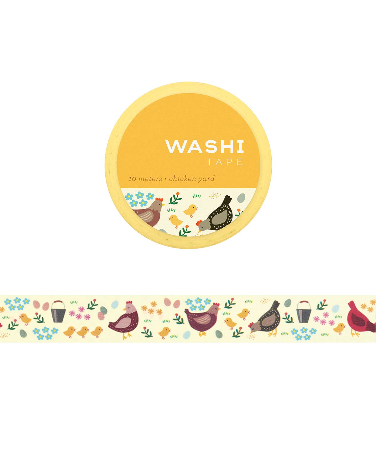 Girl of All Work - Chicken Yard Washi Tape